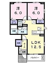 メルベイユ　2 103 ｜ 千葉県柏市大井字榎木台1834-6（賃貸アパート2LDK・1階・55.23㎡） その2