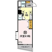 オーク・ヒルズ 505 ｜ 千葉県柏市南柏中央（賃貸マンション1K・5階・26.98㎡） その2