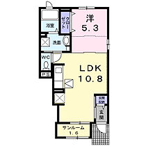 コンフォートC 102 ｜ 千葉県柏市藤心3丁目738-3（賃貸アパート1LDK・1階・40.02㎡） その2