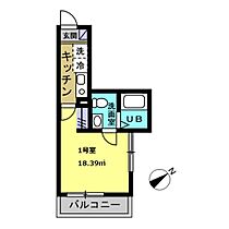 グランディール柏 201 ｜ 千葉県柏市中央2丁目3-27-3（賃貸アパート1K・2階・18.39㎡） その2