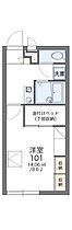 レオパレスGarden 112 ｜ 千葉県柏市みどり台2丁目16-10（賃貸アパート1K・1階・23.18㎡） その2