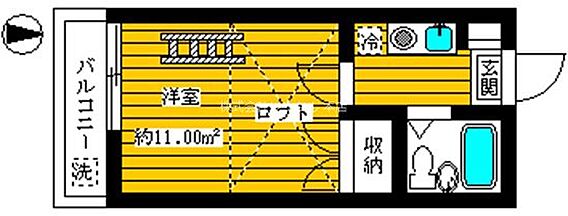 コーポ矢島_間取り_0