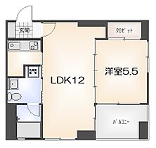 徳島県徳島市末広１丁目（賃貸マンション1LDK・6階・45.00㎡） その2