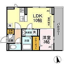 徳島県徳島市大和町１丁目（賃貸アパート1LDK・3階・32.80㎡） その2