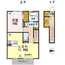 徳島県徳島市沖浜町北畑（賃貸アパート1LDK・2階・52.55㎡） その2