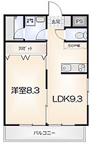 徳島県徳島市沖浜町居屋敷（賃貸アパート1LDK・2階・41.08㎡） その2