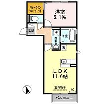 徳島県徳島市八万町下千鳥（賃貸アパート1LDK・2階・43.74㎡） その2