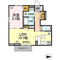 徳島県徳島市西新浜町２丁目（賃貸アパート1LDK・1階・39.90㎡） その2