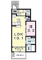 徳島県小松島市中田町字土持（賃貸アパート1LDK・1階・35.55㎡） その2