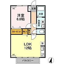 徳島県徳島市南沖洲３丁目（賃貸アパート1LDK・1階・45.20㎡） その2