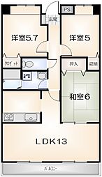 ルミエール21 3LDKの間取図画像