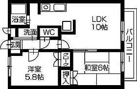 エクセレント　Ｋ 202 ｜ 徳島県徳島市末広1丁目2-25（賃貸アパート2LDK・2階・56.00㎡） その2