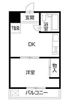 サンハイツ  ｜ 徳島県徳島市佐古六番町5-1（賃貸マンション1DK・6階・24.75㎡） その2