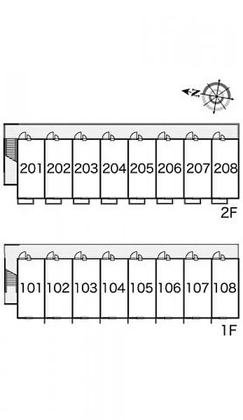 レオパレス桐ノ水 205｜徳島県徳島市鮎喰町1丁目(賃貸アパート1K・2階・23.18㎡)の写真 その4