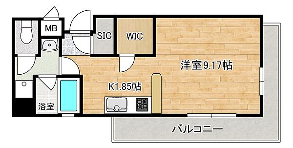 兵庫県神戸市東灘区住吉本町1丁目(賃貸マンション1K・4階・28.61㎡)の写真 その2