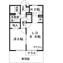 兵庫県姫路市飾磨区構3丁目（賃貸アパート1LDK・1階・40.29㎡） その2