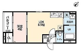 兵庫県明石市魚住町西岡（賃貸アパート1LDK・2階・30.37㎡） その2