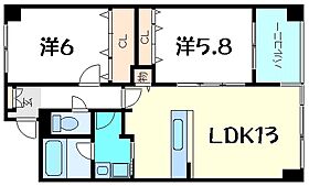 兵庫県神戸市西区玉津町出合（賃貸マンション2LDK・1階・56.95㎡） その2