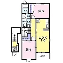 兵庫県明石市大久保町西島（賃貸アパート2LDK・2階・57.02㎡） その2