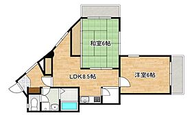 兵庫県神戸市東灘区森南町3丁目（賃貸マンション2LDK・3階・51.13㎡） その2