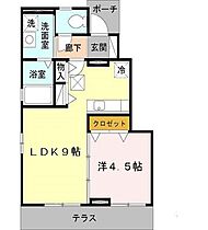 兵庫県明石市大蔵中町（賃貸アパート1LDK・1階・34.00㎡） その2