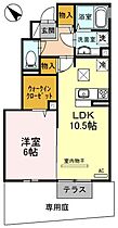 兵庫県明石市大久保町森田（賃貸アパート1LDK・1階・43.23㎡） その2