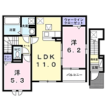 兵庫県加西市北条町北条（賃貸アパート2LDK・1階・54.36㎡） その2