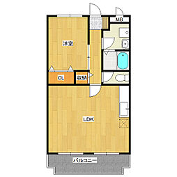 間取図画像 1LDK