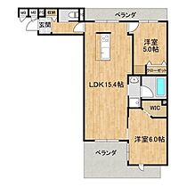 ALLURE　JIMBA 205 ｜ 茨城県つくば市谷田部（賃貸アパート2LDK・2階・61.26㎡） その2