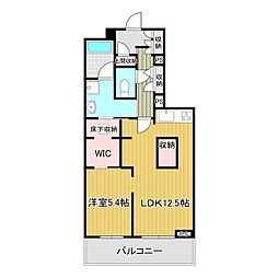 アンビハウス・グランデ 1LDKの間取図画像