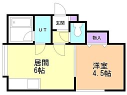 ベルメゾン菊水 2階