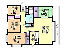 間取図画像 4LDK
