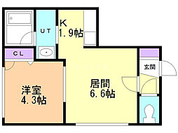 間取図画像 1LDK