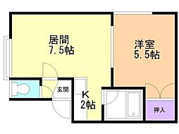 ハイネス菊水 1階