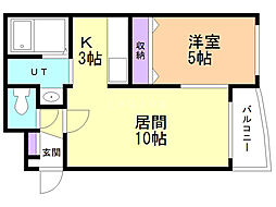 リッチモンド豊平公園 2階