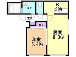 間取図画像 1LDK