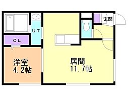 Pine hills豊平1条(豊平1-6MS) 1階