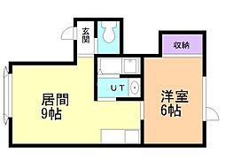 間取図画像 1LDK