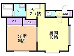 間取図画像 1LDK