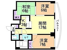 カスティージョ 3LDKの間取図画像