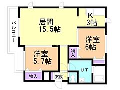 物件の間取り