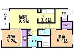 物件の間取り