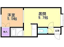 間取図画像 1LDK