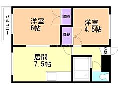 物件の間取り
