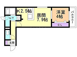 間取図画像 1LDK