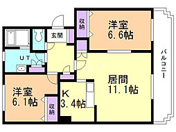 ハイム・エトワールB 3階