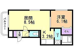 ヴェルドーネ 2階