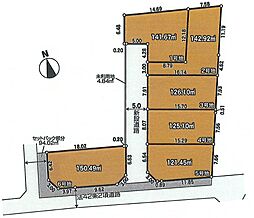 日の出町平井　土地全6区画