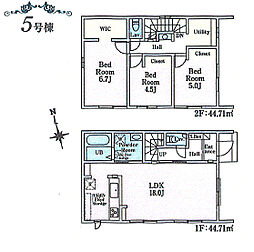 瑞穂町二本木　新築戸建全2棟