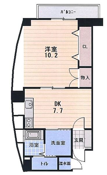 リッチキャッスルI 801｜兵庫県姫路市久保町(賃貸マンション1DK・8階・41.32㎡)の写真 その2